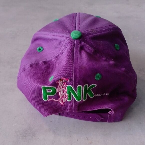 Vintage 1993 Pink Panther Embroidered Snap Back Hat - Picture 4 of 11
